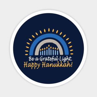 Be a Grateful Light – Modern Hanukkah Glow Magnet